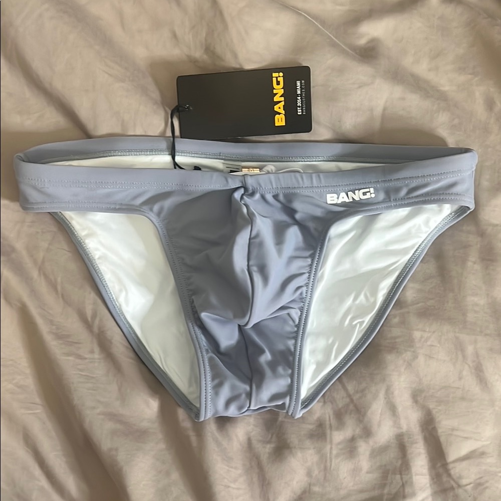 NWT | Bang! Periwinkle Swim Briefs | size medium